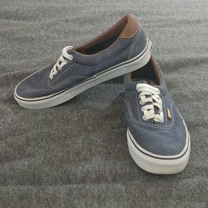 🎉LAST DAY SALE Blue striped Vans